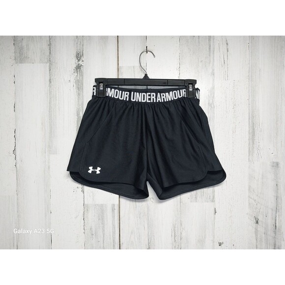 Under Armour Heat Gear Loose Running Shorts Women's Black Size XS - Picture 1 of 6